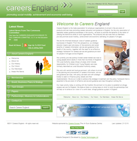Picture:  New Careers England Website Design
