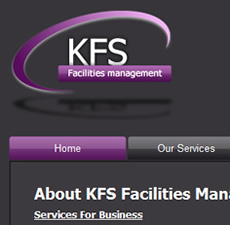 KFS Management - Barnsley (South Yorkshire) Website Graphic Design