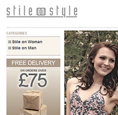 Stile On Style e-commerce - Chesterfield (Derbyshire) Website Graphic Design