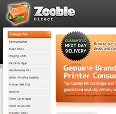 Zooble Direct e-commerce - Rotherham (South Yorkshire) Website Graphic Design