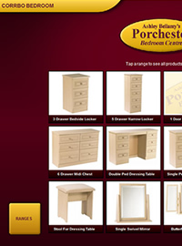Zooble Web Design For Porchester Touch Screen Catalogue - Nottinghamshire