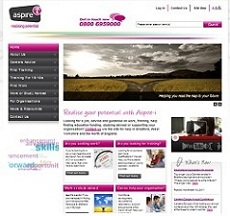 Zooble Website design for Aspire-i, Bradford