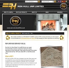 Picture:  website design www.zero-to-landfill.co.uk